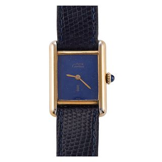 Cartier Must De Tank Vermeil Manual Wind Watch 