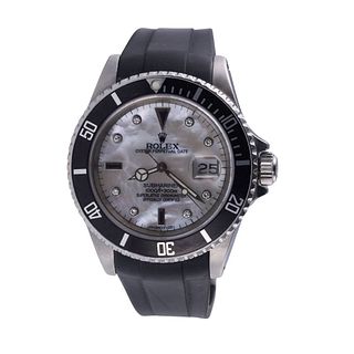 Rolex Submariner Date Certi Dial Automatic Watch 16610
