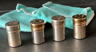 Tiffany & Co. Sterling Silver Salt and Pepper Shakers  4 pc.