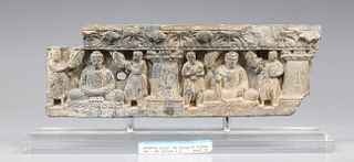 Gandharan Carved Schist Panel