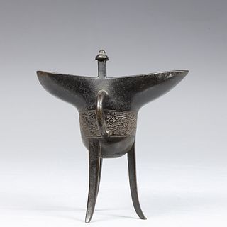 Chinese 18th Century Bronze Jue