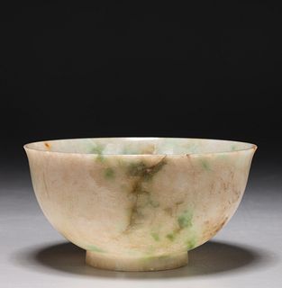 Antique Chinese Jadeite Bowl