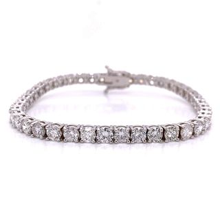 11.40 Ct Diamond Tennis Bracelet