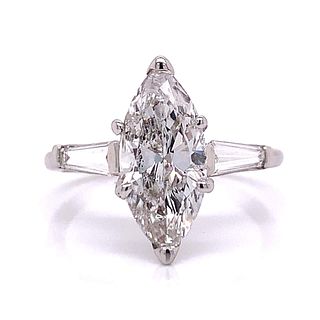2.46 Ct. Marquise Diamond Engagement Ring