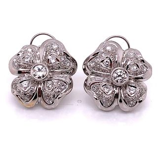 Â Flower Diamond Earrings