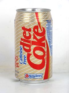 1992 Caffeine Free Diet Coke Olympics Sponsor 12oz Can