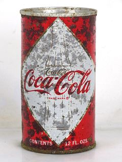 1964 Coca Cola 12oz Tab Top Can Hayward California