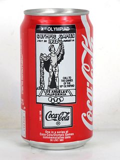 1991 Coca Cola 1932 Los Angeles Olympics 12oz Can Charlotte NC
