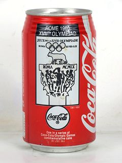 1991 Coca Cola 1960 Rome Olympics 12oz Can Charlotte NC