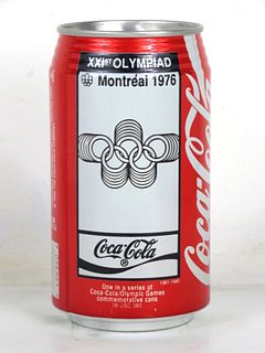 1991 Coca Cola 1976 Montreal Olympics 12oz Can Charlotte NC