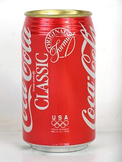 1988 Coca Cola Classic Olympics 12oz Can Daytona Beach Florida