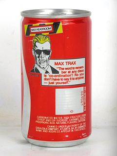 1996 Coca Cola Max Headroom (Test can) "Max Trax" 12oz Can