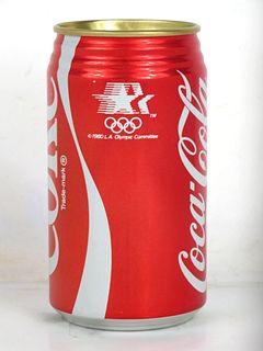 1980 Coca Cola Olympics Sponsor 12oz Can Lexington KY