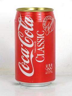 1988 Coca Cola Olympics Sponsor 12oz Can Morganton NC