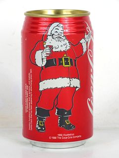 1988 Coca Cola Santa (1955) Christmas 12oz Can Jackson TN