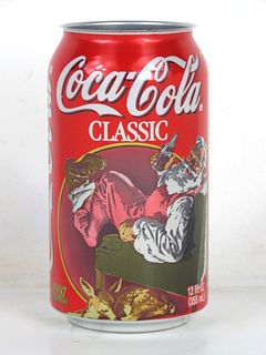 1997 Coca Cola Santa Christmas "Baby Reindeer" 12oz Can