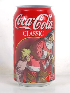 1997 Coca Cola Santa Christmas "Fridge Raid" 12oz Can