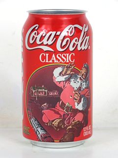 1997 Coca Cola Santa Christmas "Train Set" 12oz Can