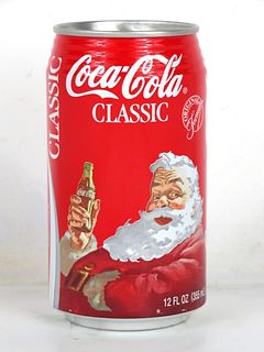 1992 Coca Cola Santa Christmas 12oz Can
