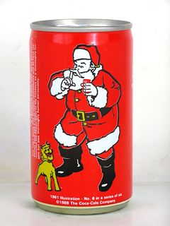 1988 Coca Cola Santa Christmas 340ml Can Wadeville South Africa