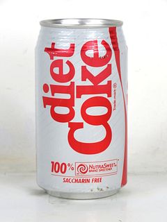 1992 Diet Coke 100% NutraSweet 12oz Can Charlotte NC