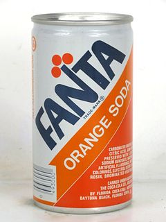 1974 Fanta Orange Soda 330ml Can Daytona Beach Florida