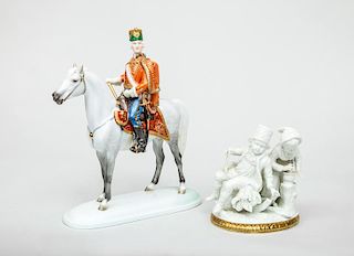 Herend Porcelain Equestrian Figure of a Hussar