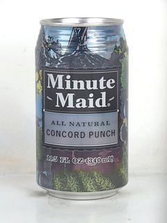 1992 Minute Maid Concord Punch 12oz Can Coca Cola