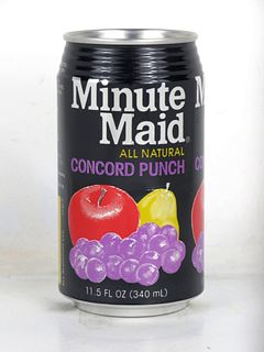 1994 Minute Maid Concord Punch World Cup 12oz Can Coca Cola