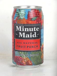 1992 Minute Maid Fruit Punch 12oz Can Coca Cola