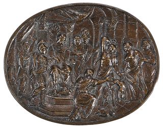 Bronze Medallion, Judgement of Solomon