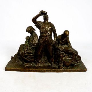 Joanny Durand (French, 1886-1956) Signed Bronze Sculpture