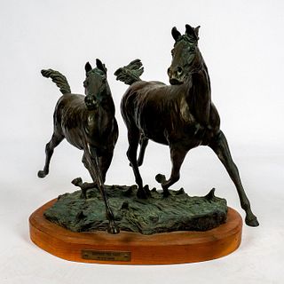 Carl Wagner (American, 1938-2011) Bronze Sculptured, Signed