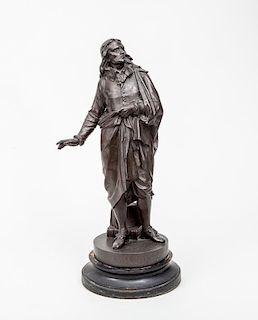 Bronze Patinated Figure of John Milton (1608-1674)