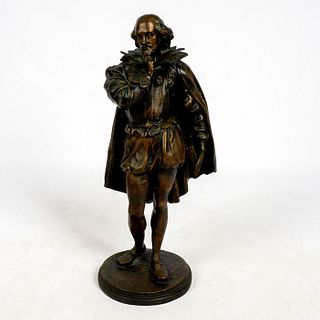 Jean Jules Salmson (French, 1823-1902) Bronze Sculpture, William Shakespeare