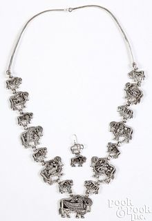 Navajo sterling silver necklace