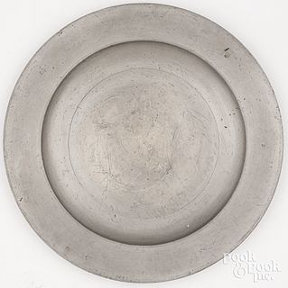 Pewter dish, ca. 1830
