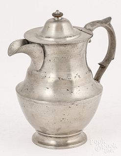 Pewter pitcher, ca. 1830
