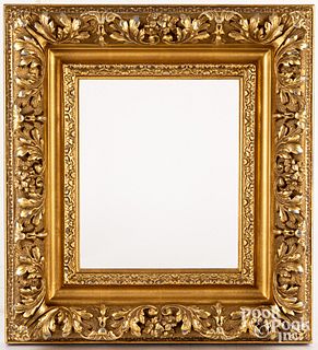 Modern gilt frame