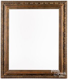 Giltwood frame, ca. 1900, with Childe Hassam label