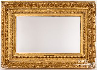 Giltwood frame, 19th c., with T. Raymonds plaque