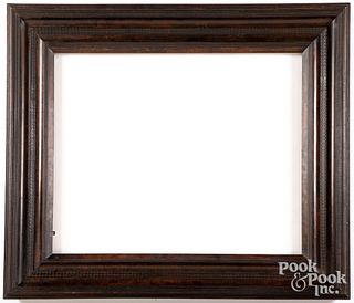 Large Victorian mahogany veneer frame
