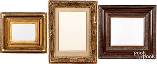 Three antique frames