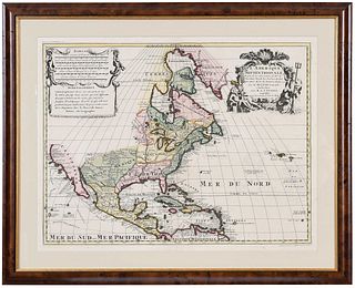 De L'Isle/Ottens - 18th Century Map North America