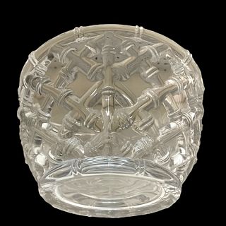 Tiffany & Co. Bamboo Basketweave Crystal Bowl