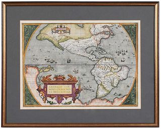 Abraham Ortelius - Map of the Americas