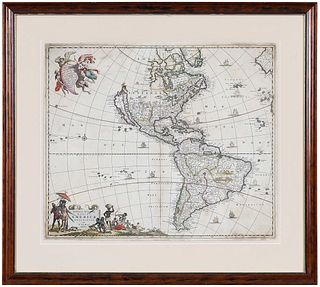 Frederick De Wit - 17th Century Map of the Americas