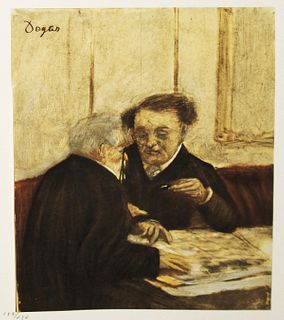 Edgar Degas (After) - At the Cafe Chateaudun
