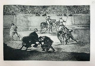 Francisco Goya (after) - La Tauromaquia 29