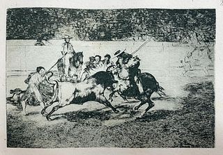 Francisco Goya (after) - La Tauromaquia 28